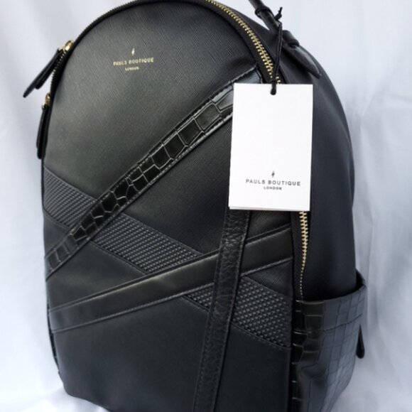 Paul's Boutique London Backpack in Black - Picture 1 of 8